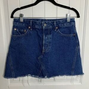 Grlfrnd denim mini skirt size 27